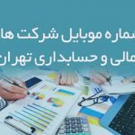 شماره موبایل شرکت های مالی و حسابداری تهران