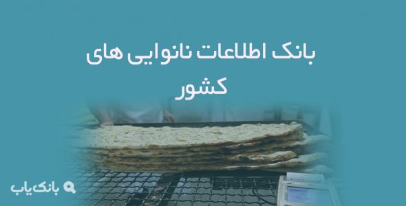 اطلاعات نانوایی های کشور