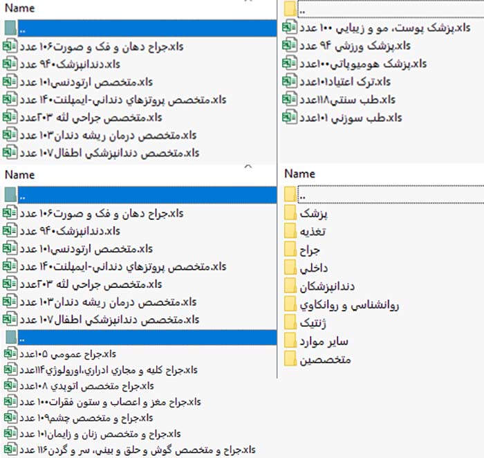 بانک ایمیل پزشکان کشور