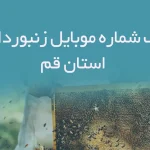 بانک شماره موبایل زنبورداران قم