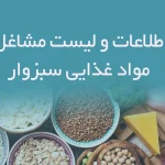 اطلاعات و لیست مشاغل مواد غذایی شهر سبزوار