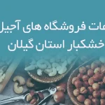 اطلاعات فروشگاه های آجیل و خشکبار استان گیلان