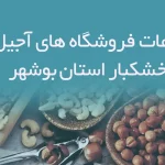 اطلاعات فروشگاه های آجیل و خشکبار استان بوشهر