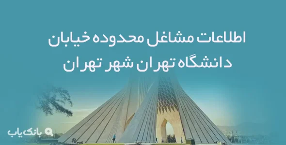 اطلاعات مشاغل محدوده خیابان دانشگاه تهران شهر تهران