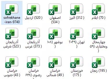 اطلاعات سفره خانه های کشور