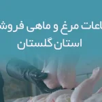 اطلاعات مرغ و ماهی فروشان استان گلستان