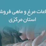 اطلاعات مرغ و ماهی فروشان استان مرکزی