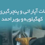 اطلاعات آپاراتی و پنچرگیری های کهگیلویه و بویراحمد