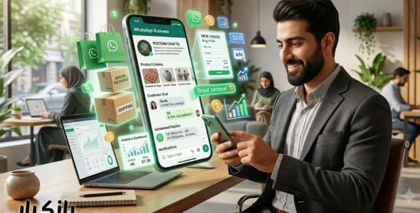 واتساپ بیزینس چیست؟ راهنمای کامل نصب، امکانات و تفاوت با واتساپ معمولی