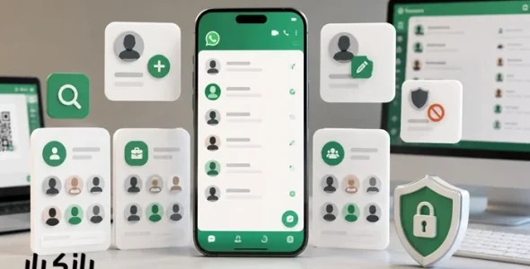 مدیریت مخاطبین در واتساپ؛ افزودن، ویرایش و حذف مخاطب