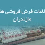 اطلاعات فرش فروشی های مازندران